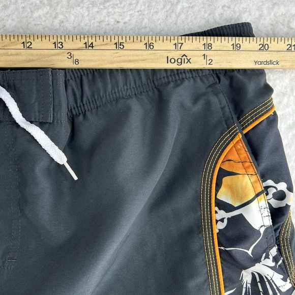 Nike Y2K Swim Shorts Mens Extra Large XL Black Net Lined Boardshort Trunks - Picture 4 of 11